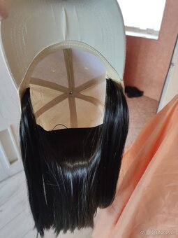 krémová šiltovka s parochňou - 6