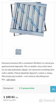 PREDAM NEREZOVE FILTRE DO GASTRO DIGESTORA PANEYRA 45X45cm - 6