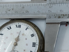 Starožitné vreckové hodinky 49mm argentan na predaj - 6