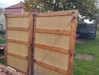 Predám garážové dvojkrídlové dvere - 6
