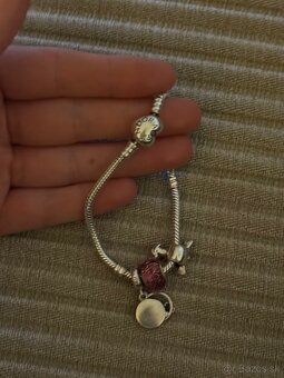 Originálny set Pandora – náramok + 3 prívesky, striebro - 6