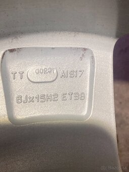 ŠKODA ORIGINAL DISKY 5X100 R15 - 6