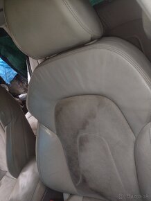 Audi A4 b8 béžové Alcantara elektrické sedačky - 6