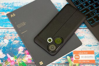 Puzdro s koženkovým vzorom pre Xiaomi / Redmi / Poco - 6