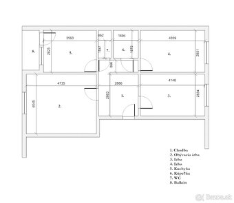 PREDAJ 3-izbový byt v centre mesta Púchov - 6