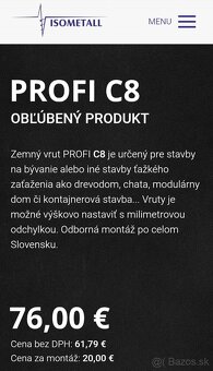 Zemné vruty Isometall - 6