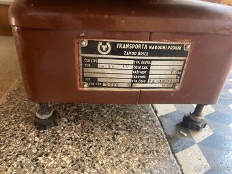 ⚖️ Retro obchodná váha TRANSPORTA Úpice (1976) - 6