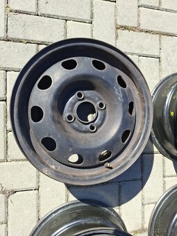 Plechové disky R14, 4x100, VW - 6
