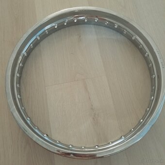 Chromovaný ráfik 1,85 x 16 JAWA Kývačka, Panelka - 6