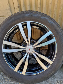 Alu disky Dezen 5x114,3 6,5Jx16 H2 + zimné pneu 205/55 R16 - 6