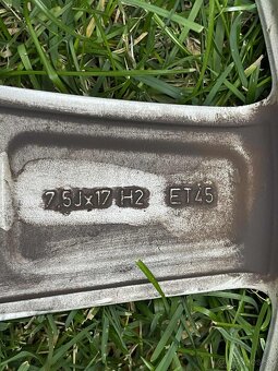 Original AUDI 5x112, r17 + pneu - 6