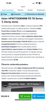 Francúzka chladnička Haier 7rokov záruka - 6