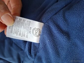 Zeleno modrá zimná bunda s kapuckou - 6