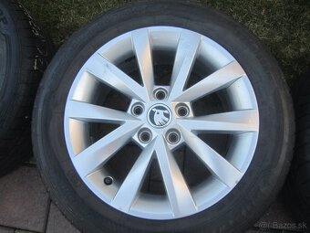 16" AL disky org. Š Octavia3 s let. pneu 205/55R16 Dunlop - 6