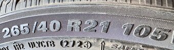 265/40 r21 + 255/40 r21 - 2023 - ako nové - 8mm - 2023 - 6