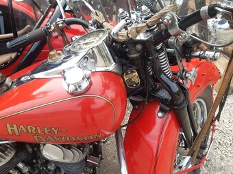 Predám Harley Davidson+ sidecar WLC 750cm3 - 6
