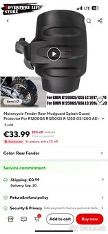 predam zadny blatnik na BMW R 1200 GS - 6