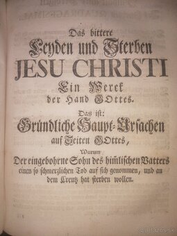 Život Ježiša Krtísta 1758 - 1759 2 knihy 4 diela - 6