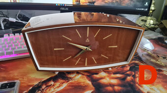 Weimar komodové retro hodiny, stolné hodiny viac ks - 6