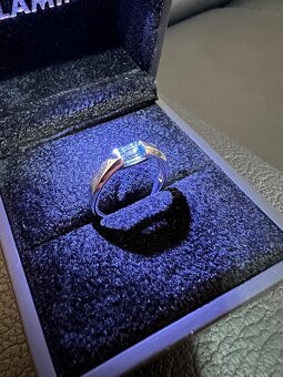 Zlatý dámsky prsteň - prstienky - 6