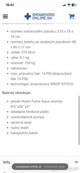 Paddleboard Hydro Force Aqua - 6