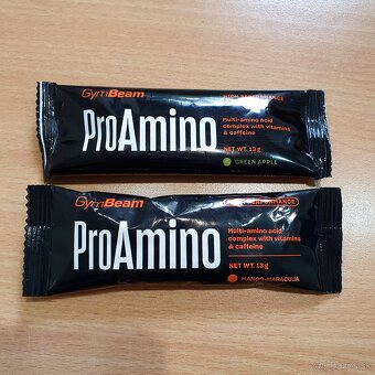 Aminokyseliny BIOTECH USA + GYMBEAM + PROM-IN (EAA + BCAA) - 6