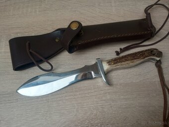 Starý poľovnícky nôž Carl Schliper Solingen Germány - 6