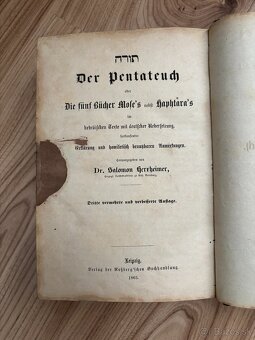 Vzácne Hebrejké biblické knihy - 6