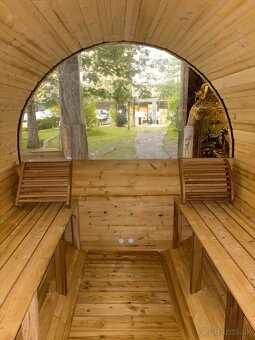 sudová sauna polopanoráma komplet - 6