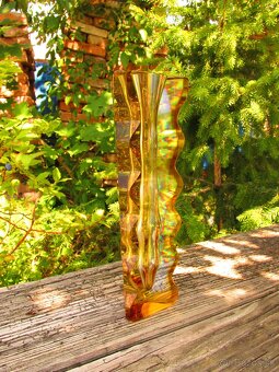 Sklenená váza Oldrich Lipský, Borské sklo - 6