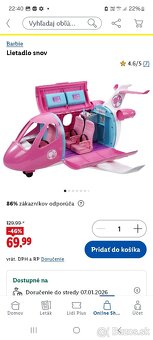 Barbie lietadlo + doplnky - 6