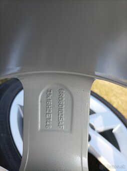 Alu disky 16" 5x 112 + letné pneu Continental - 6