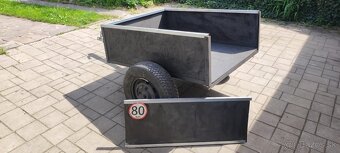 Prívesný vozík za malotraktor alebo štvorkolku - 6