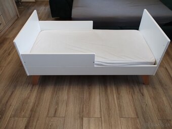 PREDÁM DETSKÚ POSTEĽ AJ S MATRACOM 65 x 120 x 60 cm - 6
