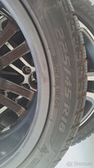 alu disky Mercedes Benz - originál + pneu zima - 6