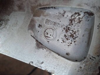 Orig. hliníkové disky Škoda R15, 5x100 - 6