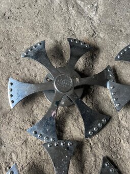 otočné puklice CHOPPER – pochromované (4 ks) - 6