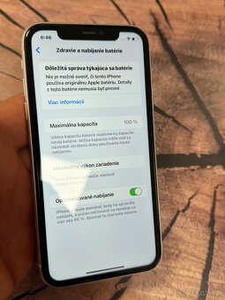 iPhone 11 White 64 batérie 100% top stav - 6
