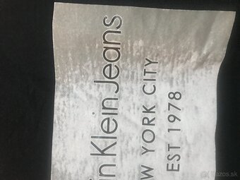 CALVIN KLEIN originál pánska mikinka/metalická L/XL - 6