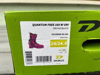 Skialpové dámske lyžiarky vel 240/245 - 6