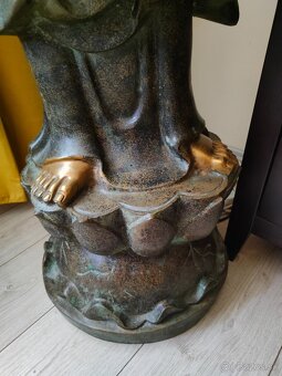 Starožitná socha Kwan Jin v životnej veľkosti - 6