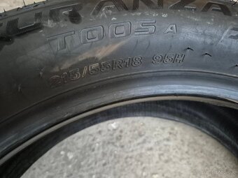 215/55 r18 letné 2 ks BRIDGESTONE - nepoužité, nejazdené - 6