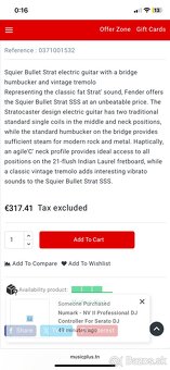 Fender squier bulletstrat - 6