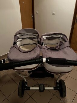 Kočík pre dvojičky Dalga - 6