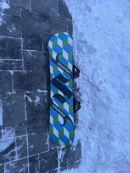 Predám detsky snowboard s topankami - 6