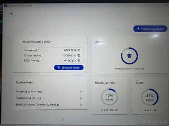 Lenovo ThinkCentre M75q Gen 2 – Ryzen 5 PRO / 16 GB / 512 GB - 6