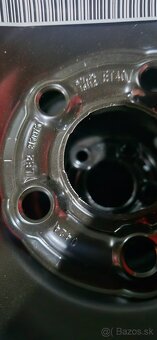 Predám plechové disky 6JX15 ET35 na škoda fábia... - 6