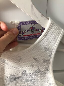 Letne biele saty vel.S - 6