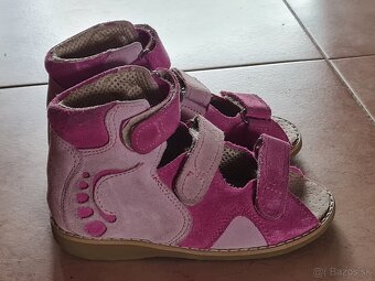 Kožené ortopedické topánky - 19 cm - 6