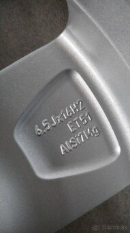 Alu 5 x 120 16" originál VW + pneu. - 6
